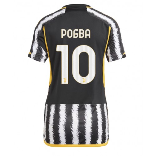 Juventus Paul Pogba #10 Hjemmedrakt Kvinner 2023-24 Kortermet Juventus Paul Pogba #10 Hjemmedrakt Kvinner 2023-24 Kortermet
